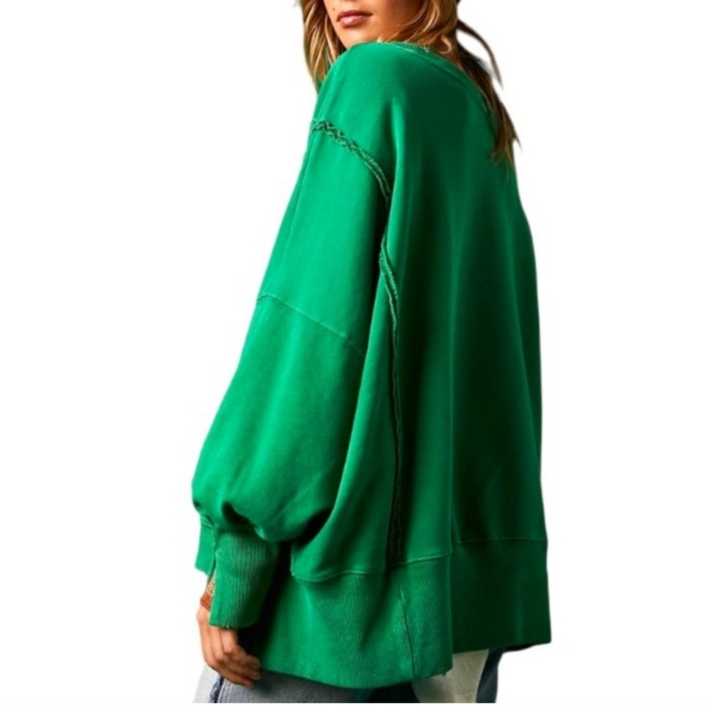 NWT FREE  PEOPLE CAMDEN TENNS GREEN SIZE MEDIUM - Picture 8 of 12